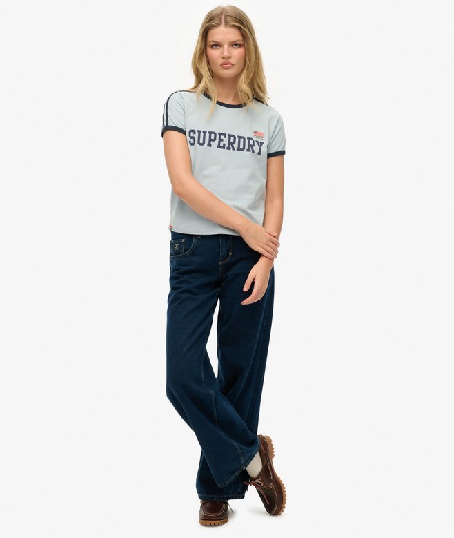 Superdry Athletic Essential Stripe T-Shirt