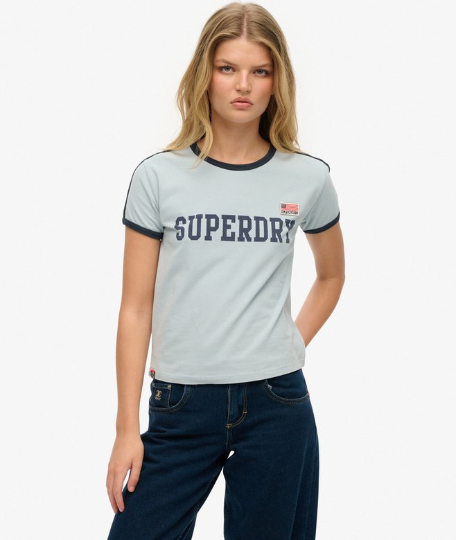 superdry Athletic Essential Stripe T-Shirt