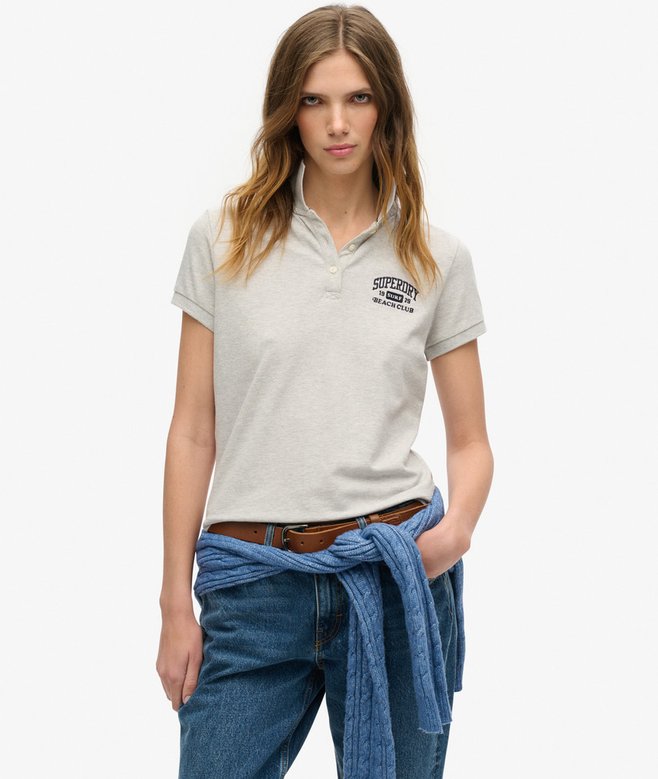 superdry Athletic Essentials 90s Fitted Polo