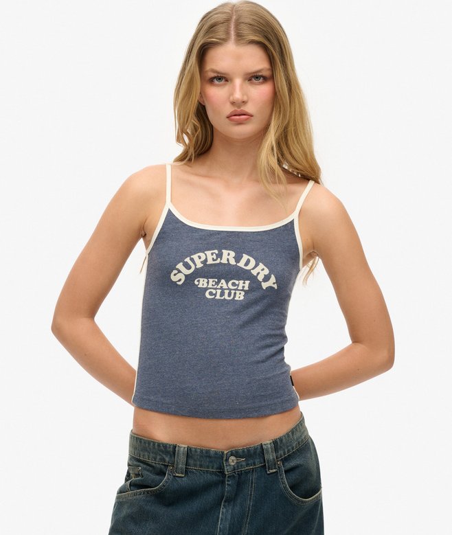 superdry Athletic Essentials Branded Cami Top