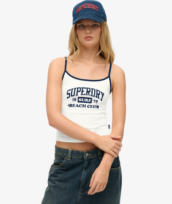 superdry Athletic Essentials Branded Cami Top