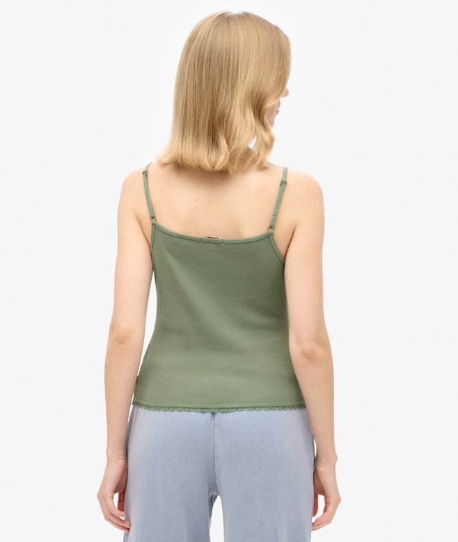 Superdry Athletic Essentials Button Down Cami Top