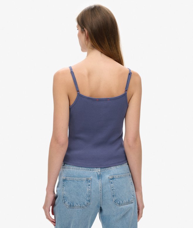 Superdry Athletic Essentials Graphic Button Cami