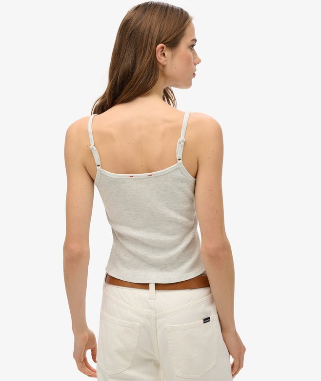 Superdry Athletic Essentials Graphic Button Cami