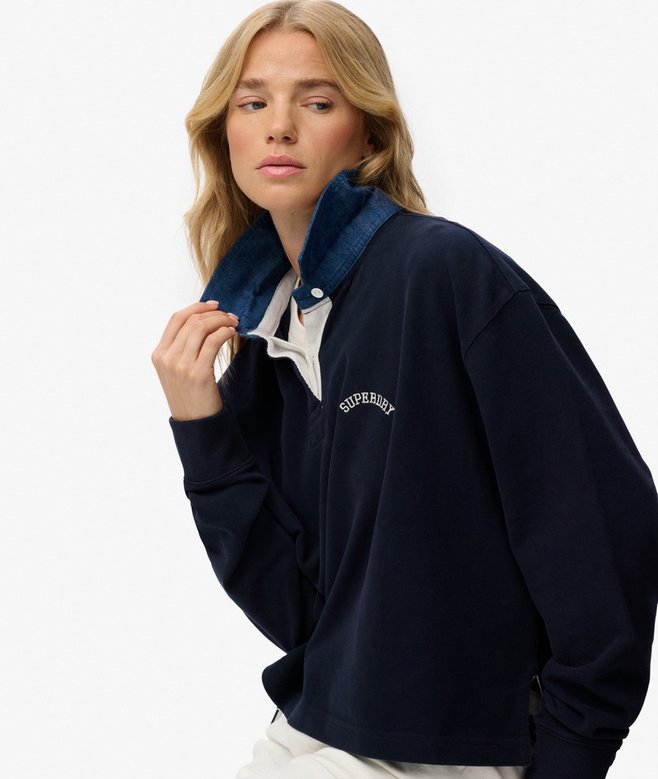 Superdry Athletic Essentials Graphic Rugby Shirt