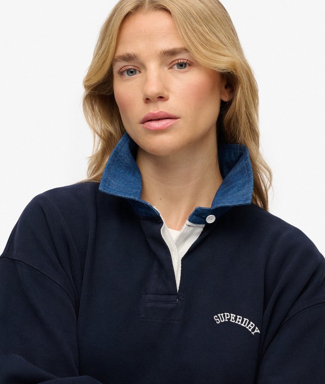 Superdry Athletic Essentials Graphic Rugby Shirt