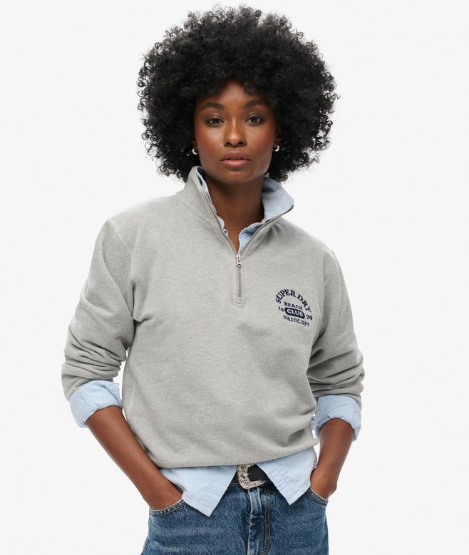 superdry Athletic Essentials Half Zip Sweatshirt