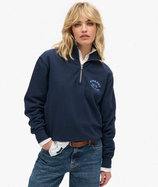 superdry Athletic Essentials Half Zip Sweatshirt