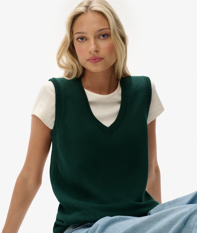 superdry Athletic Essentials Knitted Tank Top