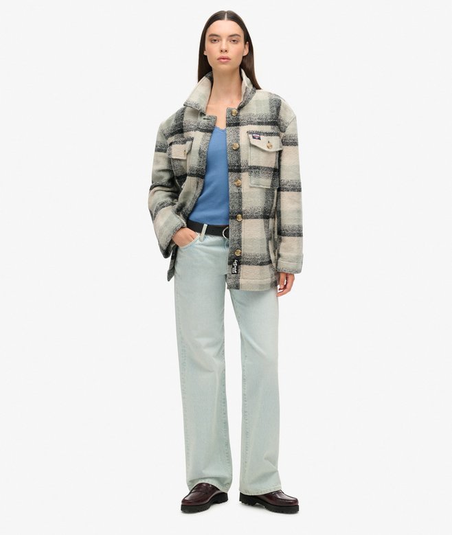 Superdry Athletic Essentials Lace Trim V-Neck Top