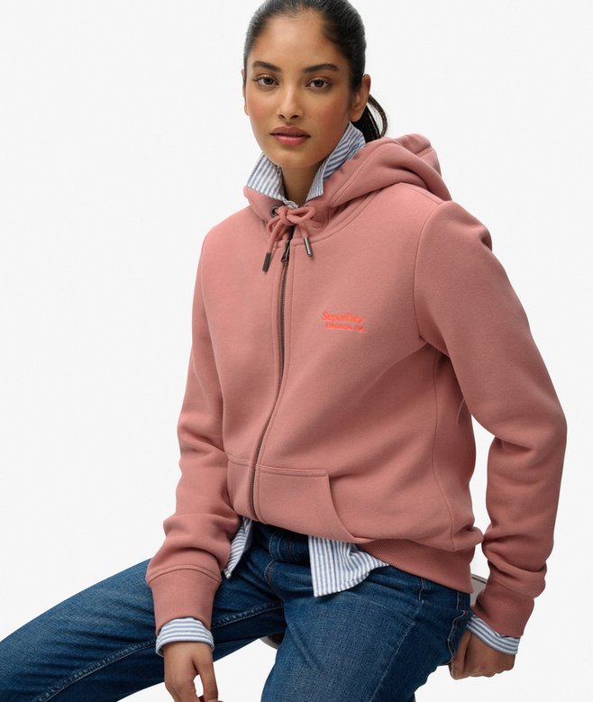 Superdry Athletic Essentials Logo Zip Hoodie
