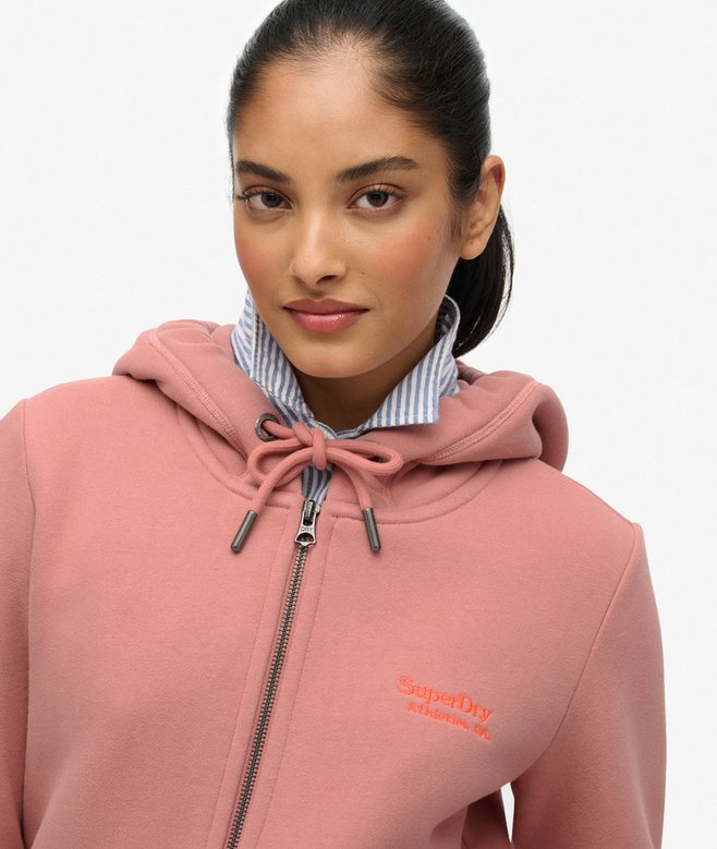 Superdry Athletic Essentials Logo Zip Hoodie