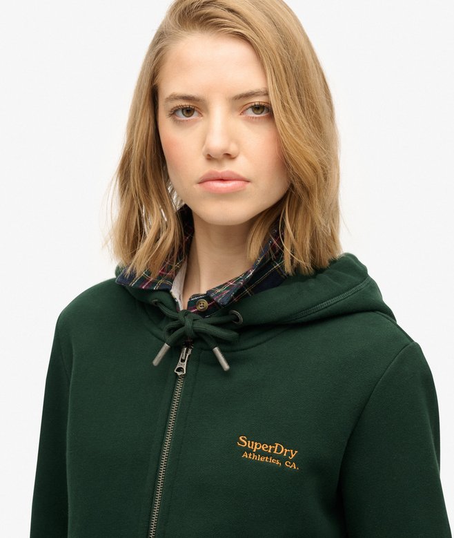 Superdry Athletic Essentials Logo Zip Hoodie