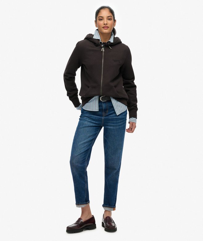 Superdry Athletic Essentials Logo Zip Hoodie