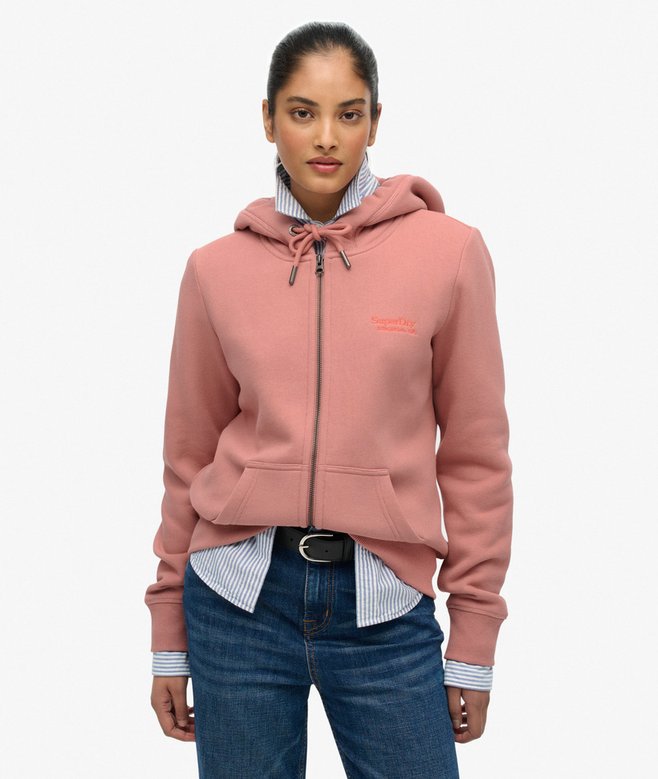 superdry Athletic Essentials Logo Zip Hoodie