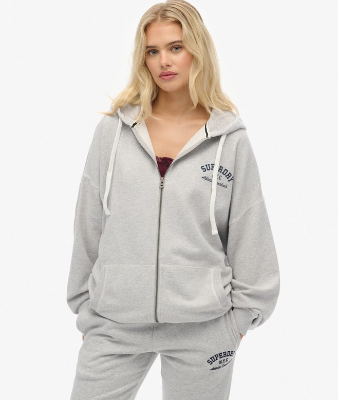 Superdry Athletic Essentials Oversized Zip Hoodie