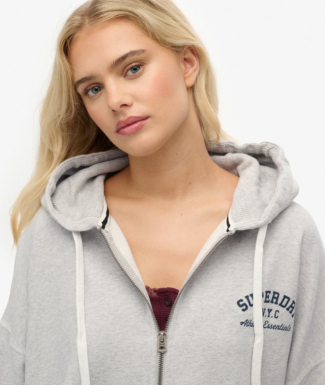 Superdry Athletic Essentials Oversized Zip Hoodie