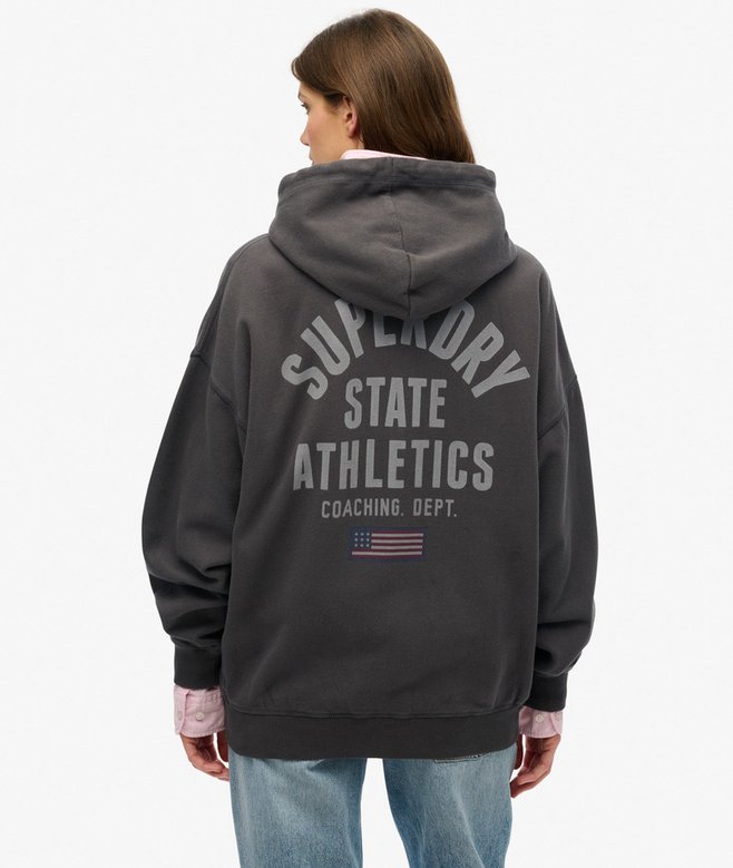 Superdry Athletic Essentials Oversized Zip Hoodie