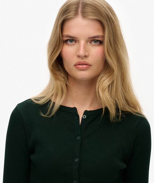 Superdry Athletic Essentials Ribbed Cardigan