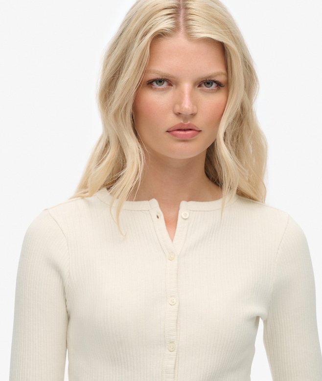 Superdry Athletic Essentials Ribbed Cardigan
