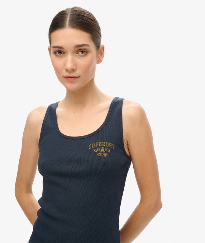 Superdry Athletic Essentials Ribbed Vest Top
