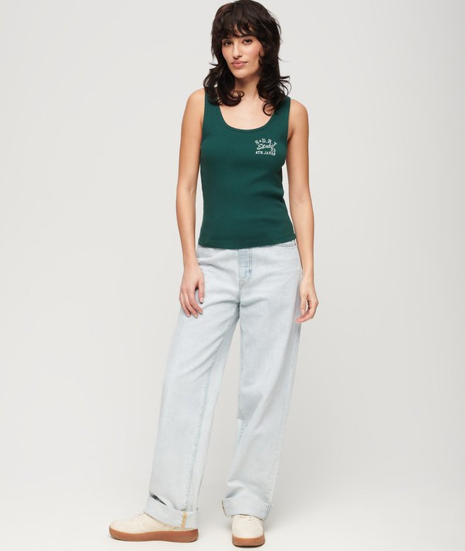 Superdry Athletic Essentials Ribbed Vest Top