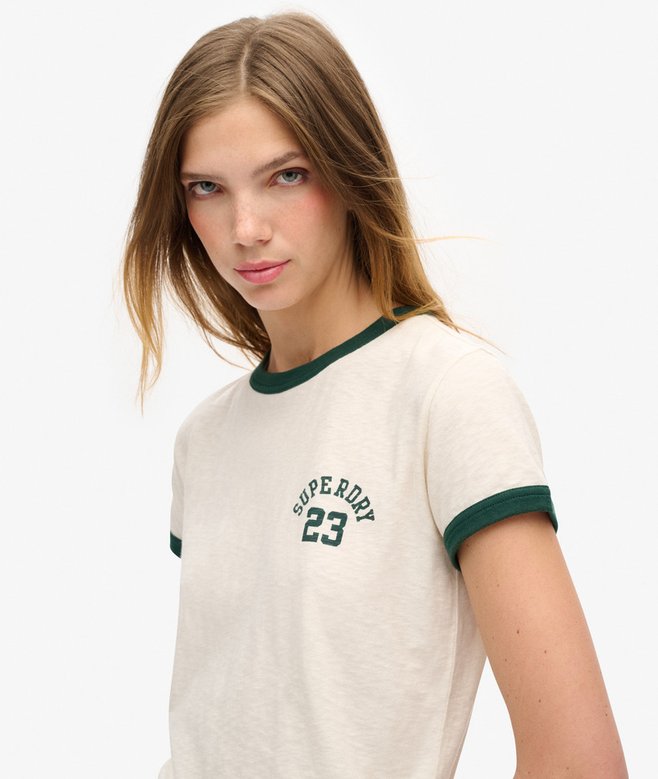 Superdry Athletic Essentials Ringer Fitted T-Shirt