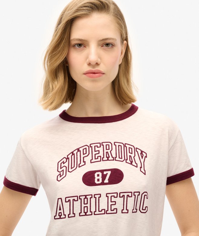 Superdry Athletic Essentials Ringer Fitted T-Shirt