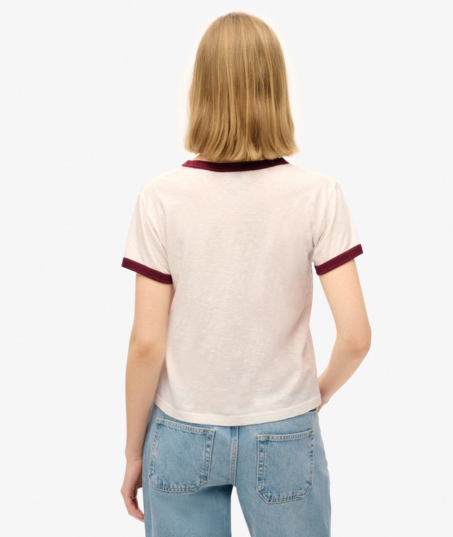 Superdry Athletic Essentials Ringer Fitted T-Shirt