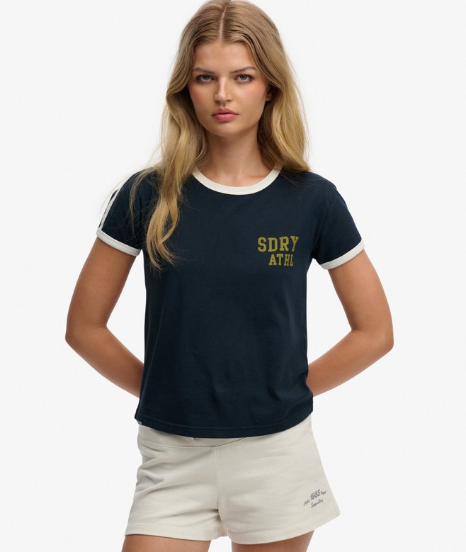 Superdry Athletic Essentials Side Stripe T-Shirt