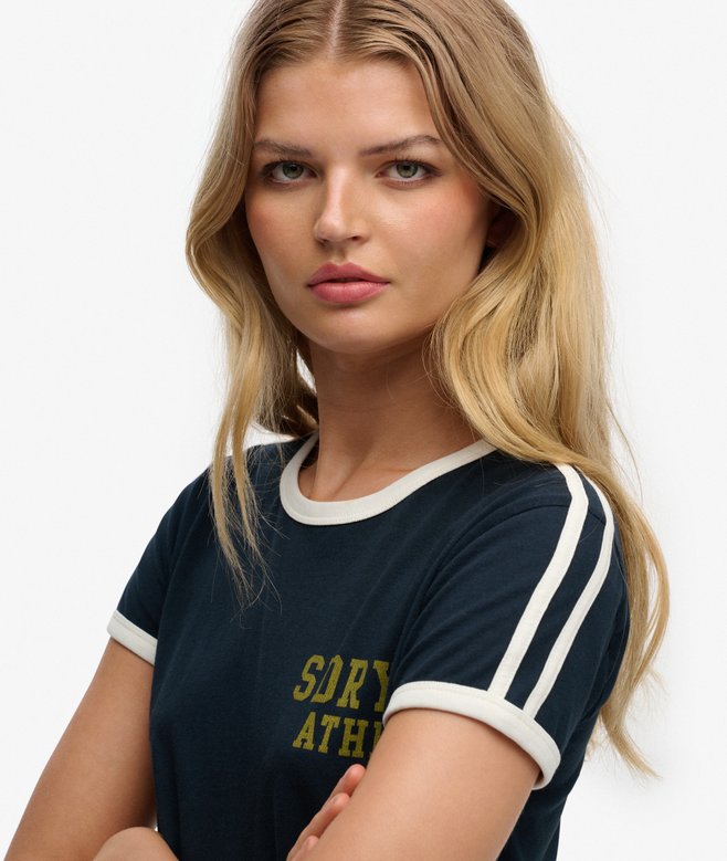 Superdry Athletic Essentials Side Stripe T-Shirt