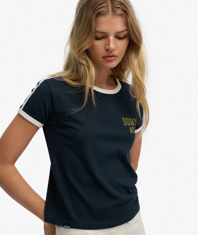 superdry Athletic Essentials Side Stripe T-Shirt
