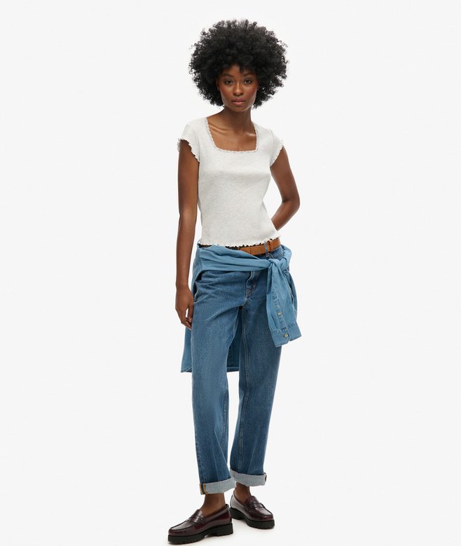 Superdry Athletic Essentials Square Neck Top