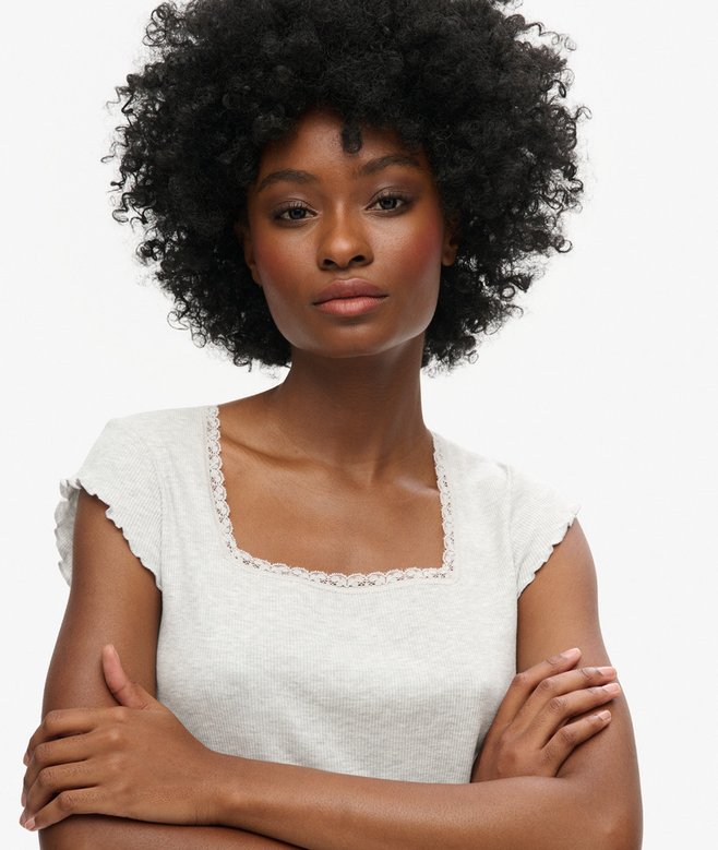 Superdry Athletic Essentials Square Neck Top