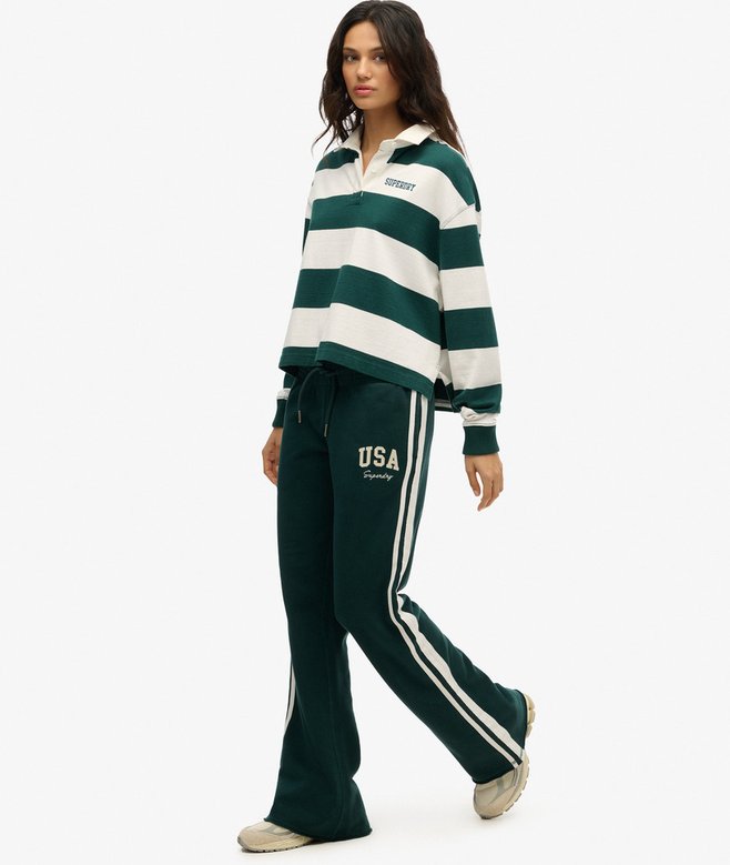 Superdry Athletic Essentials Stripe Flare Joggers