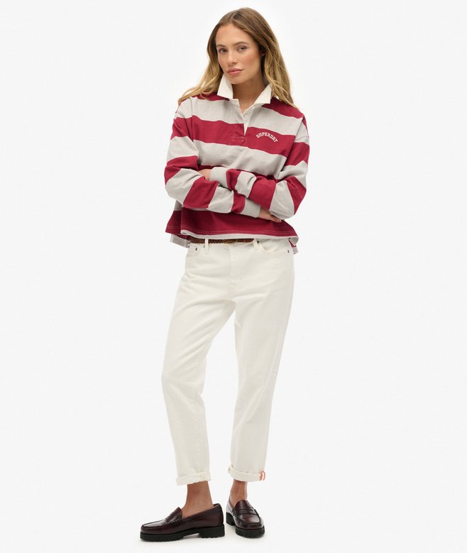 Superdry Athletic Essentials Stripe Rugby Top