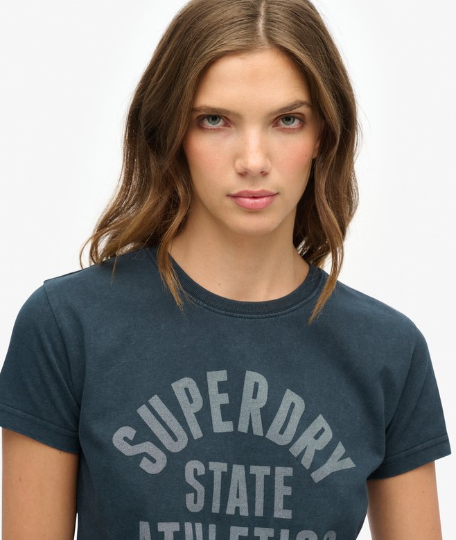 Superdry Athletic Graphic Fitted T-Shirt