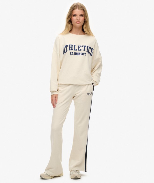 superdry Athletic Stripe Flare Joggers