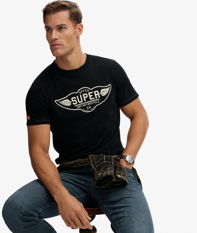superdry Auto Logo Relaxed T-Shirt