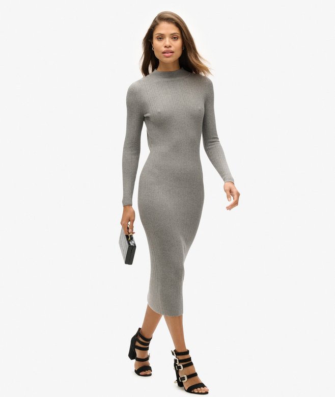 Superdry Backless Bodycon Midi Dress