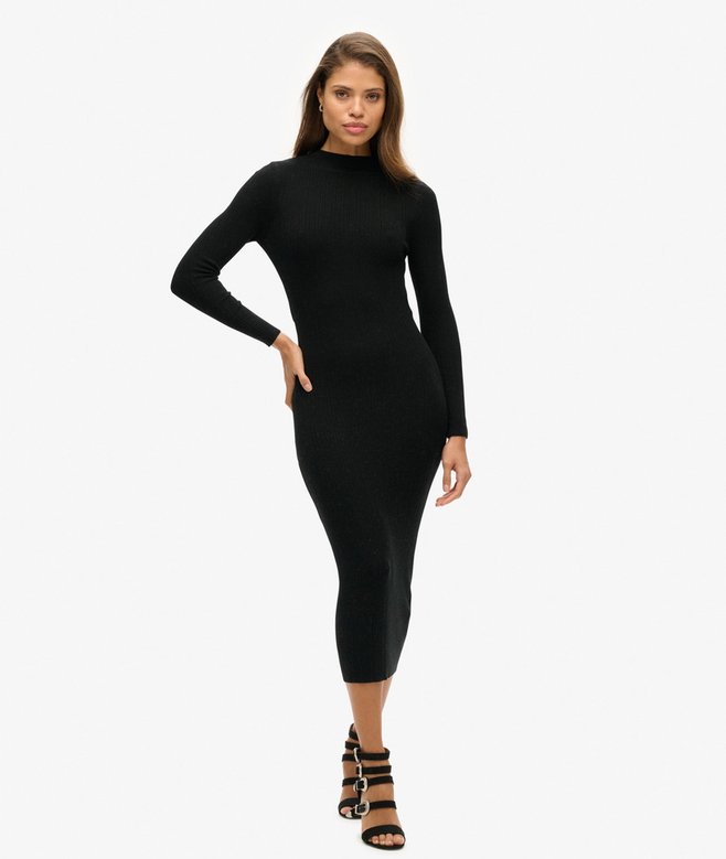 Superdry Backless Bodycon Midi Dress