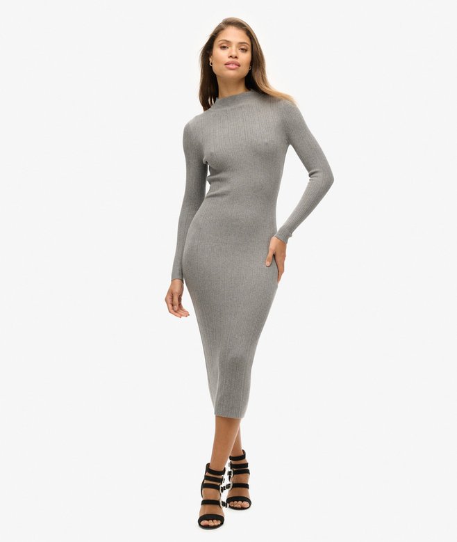 superdry Backless Bodycon Midi Dress