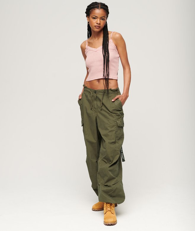 superdry Baggy Parachute Pants