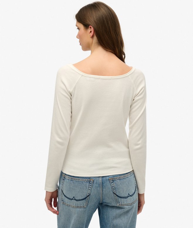 Superdry Bardot Off Shoulder Top