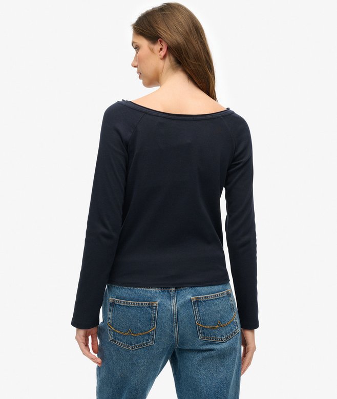 Superdry Bardot Off Shoulder Top