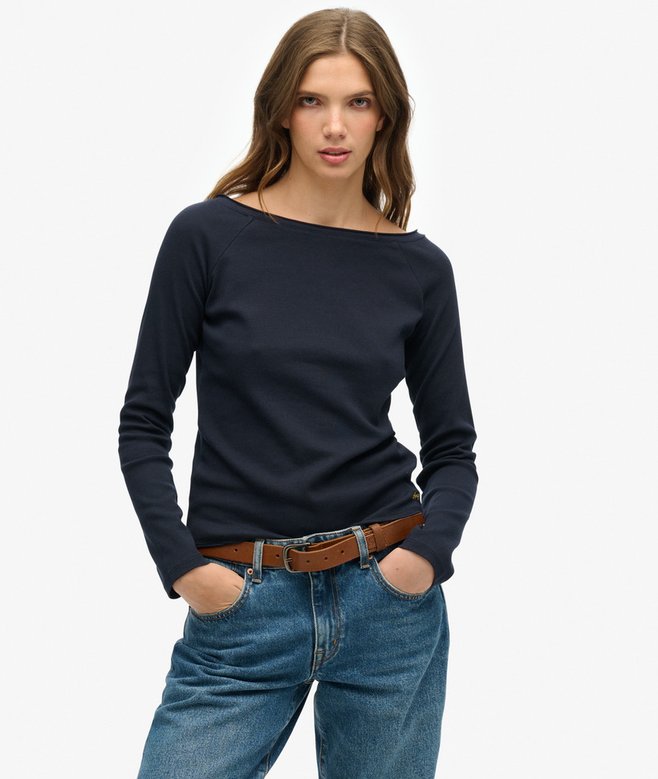 superdry Bardot Off Shoulder Top