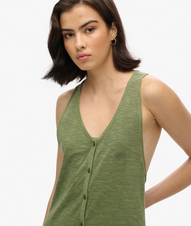 Superdry Beach Jersey Midi Dress