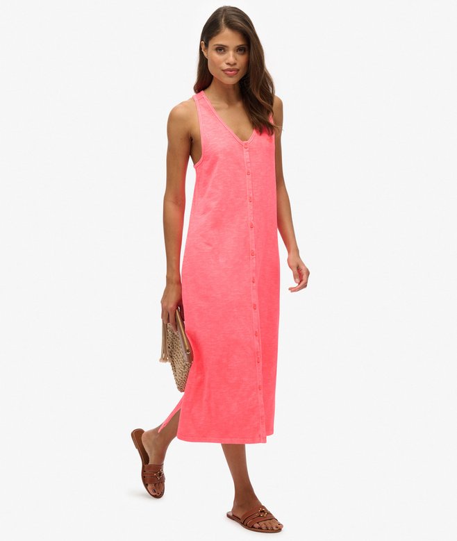 Superdry Beach Jersey Midi Dress
