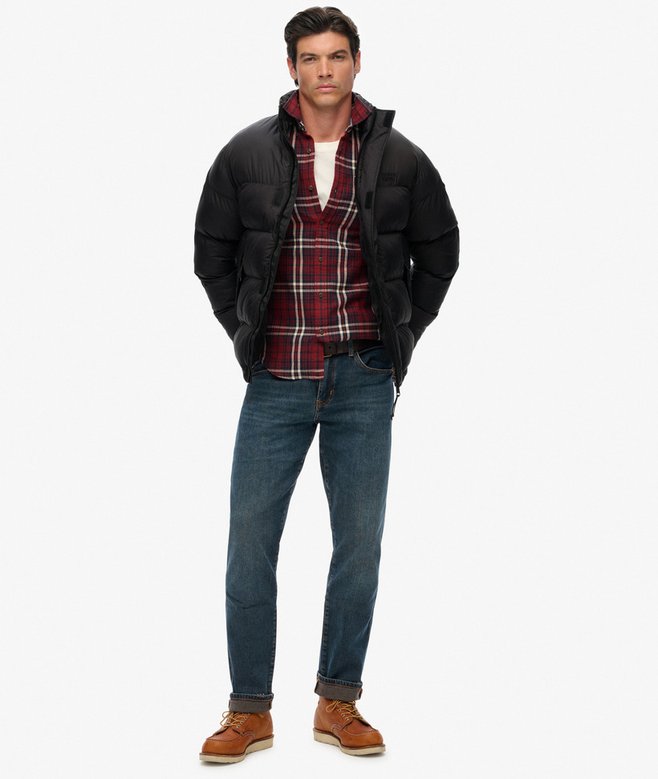 Superdry Black Puffer Jacket