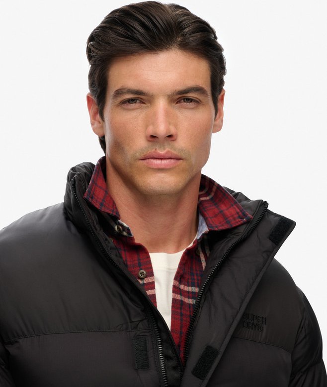 Superdry Black Puffer Jacket